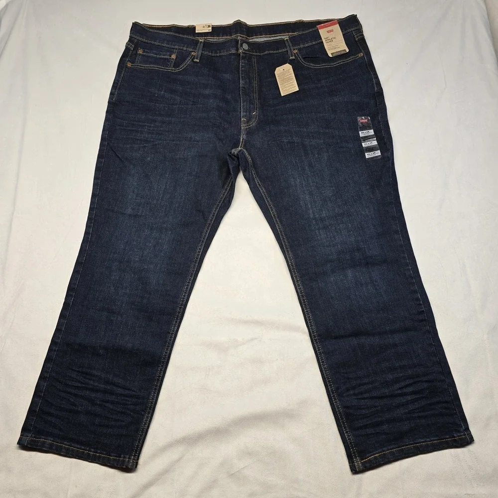 levis 541‎ athletic taper stretch jeans  Men 46x29 Blue